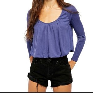 FREE PEOPLE TOP LONG SLEEVE